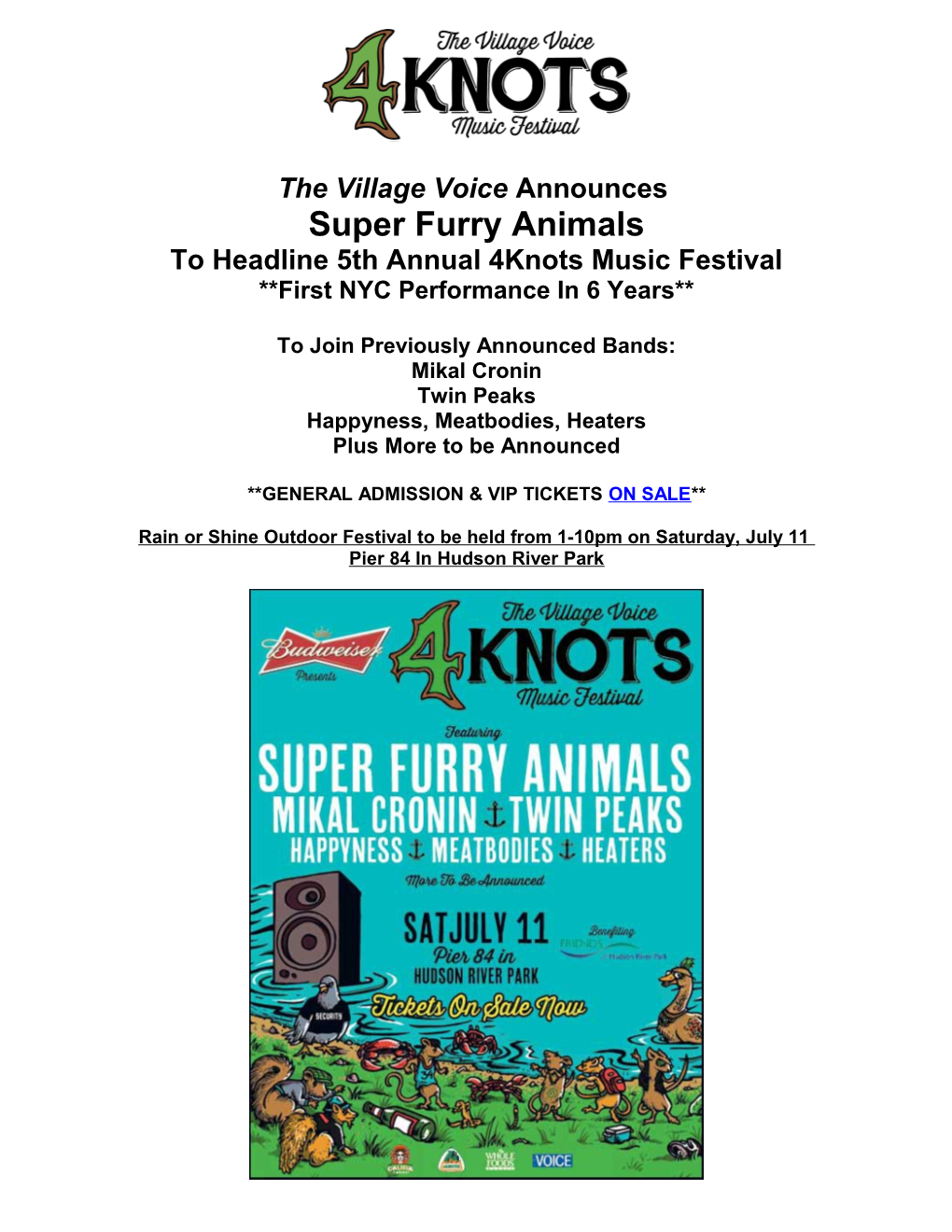 The Village Voice Announces