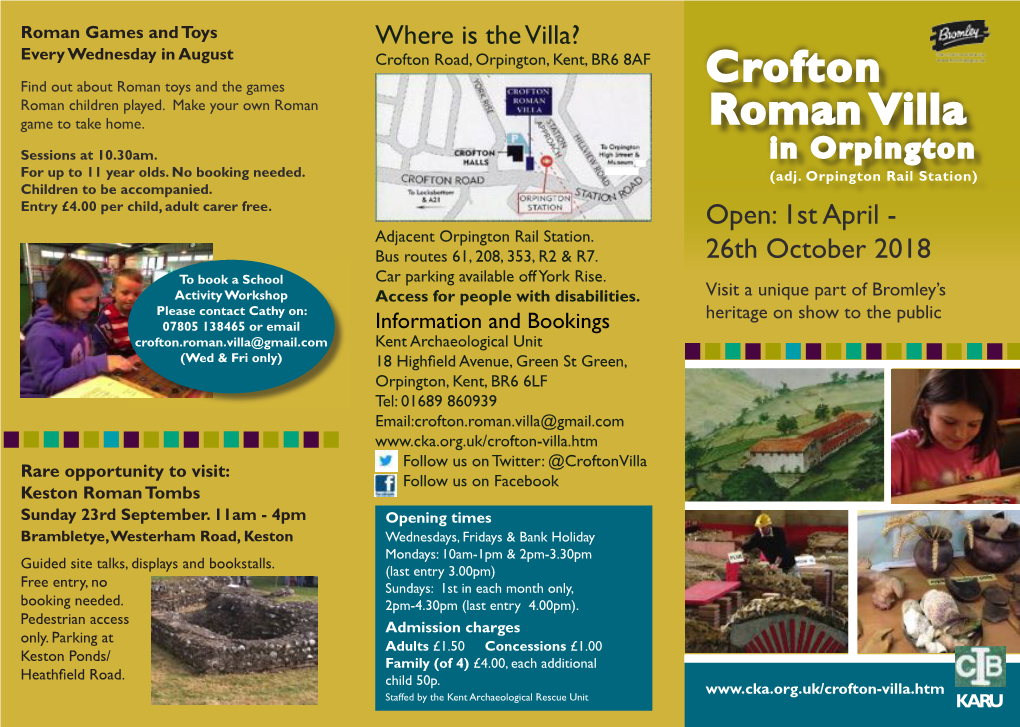 Crofton Roman Villa 2018