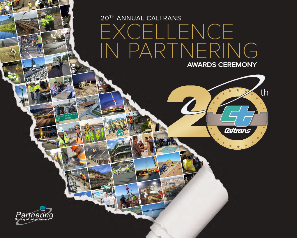 2020 Caltrans Partnering Ceremony Program