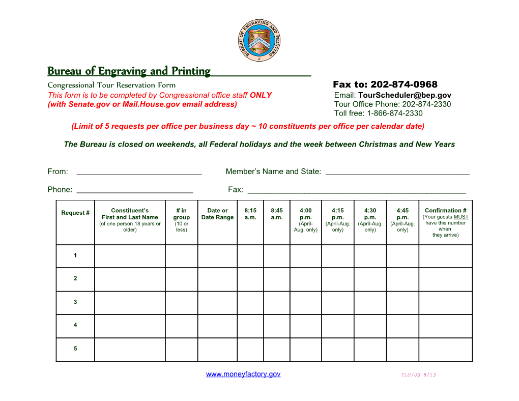 Bureau of Engraving and Printing