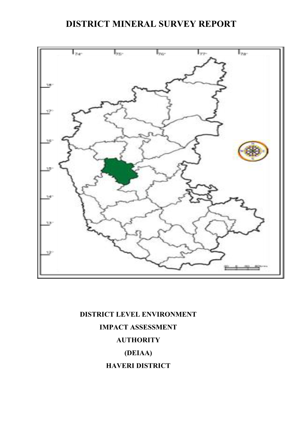 District Mineral Survey Report