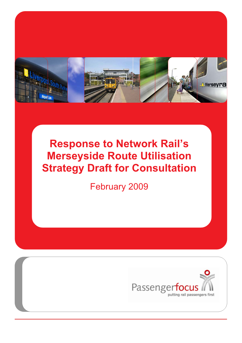 Response to Network Rail's Merseyside Route