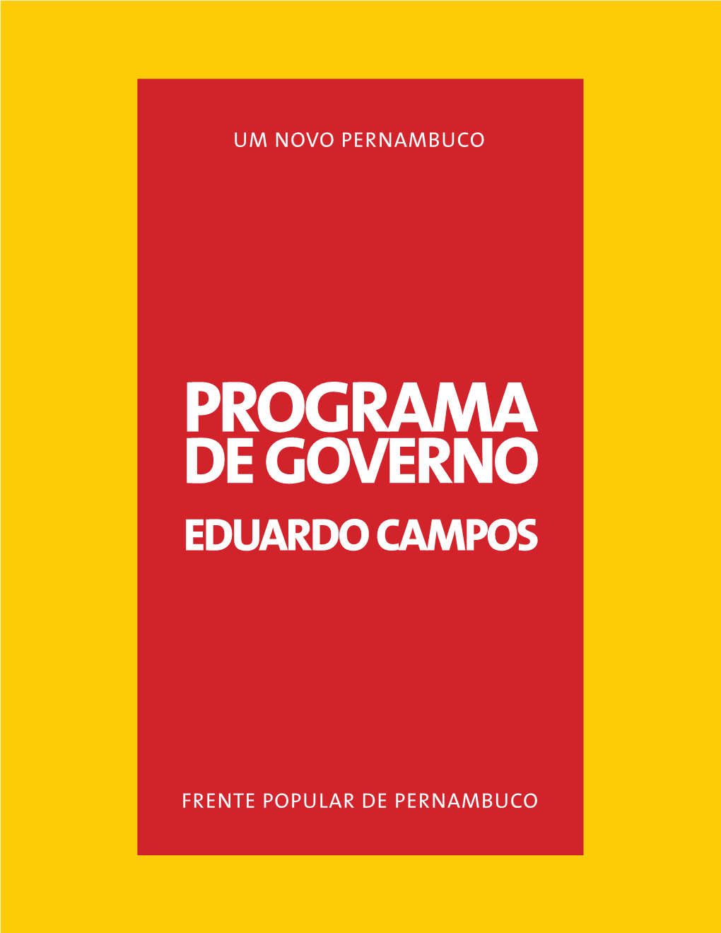 Programa De Governo Eduardo Campos