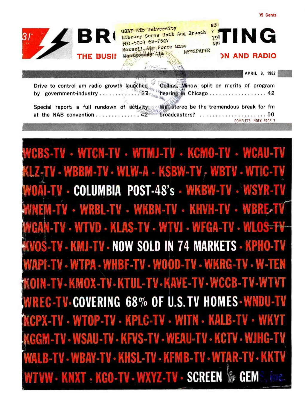 Ntm-Ìv . V WKBN- V KHVH-TV WBRET GA =TV WTVD KLAS-TV W VJ WFGA-TV WLO