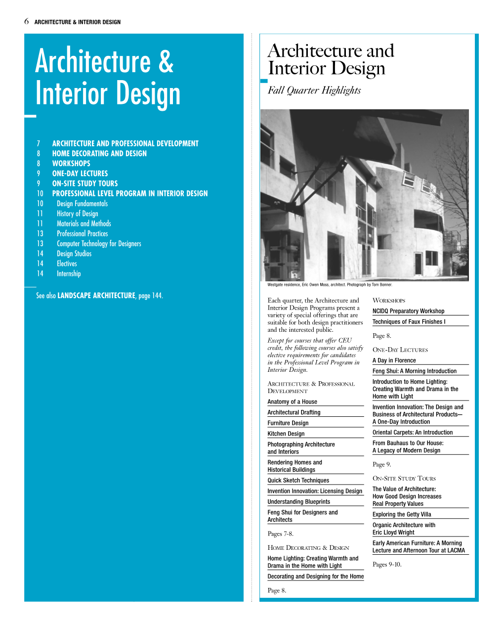 Architecture & Interior Design