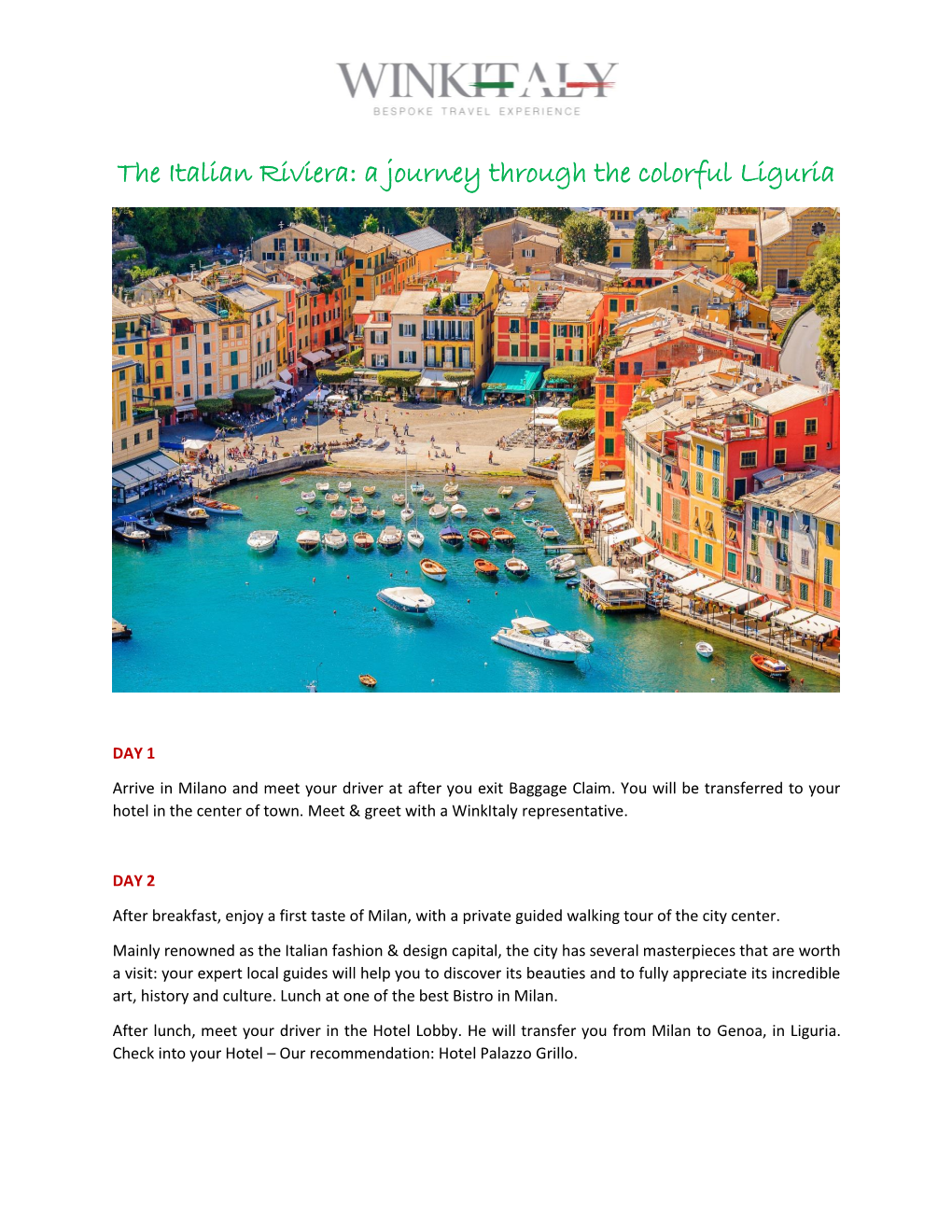 The Italian Riviera: a Journey Through the Colorful Liguria