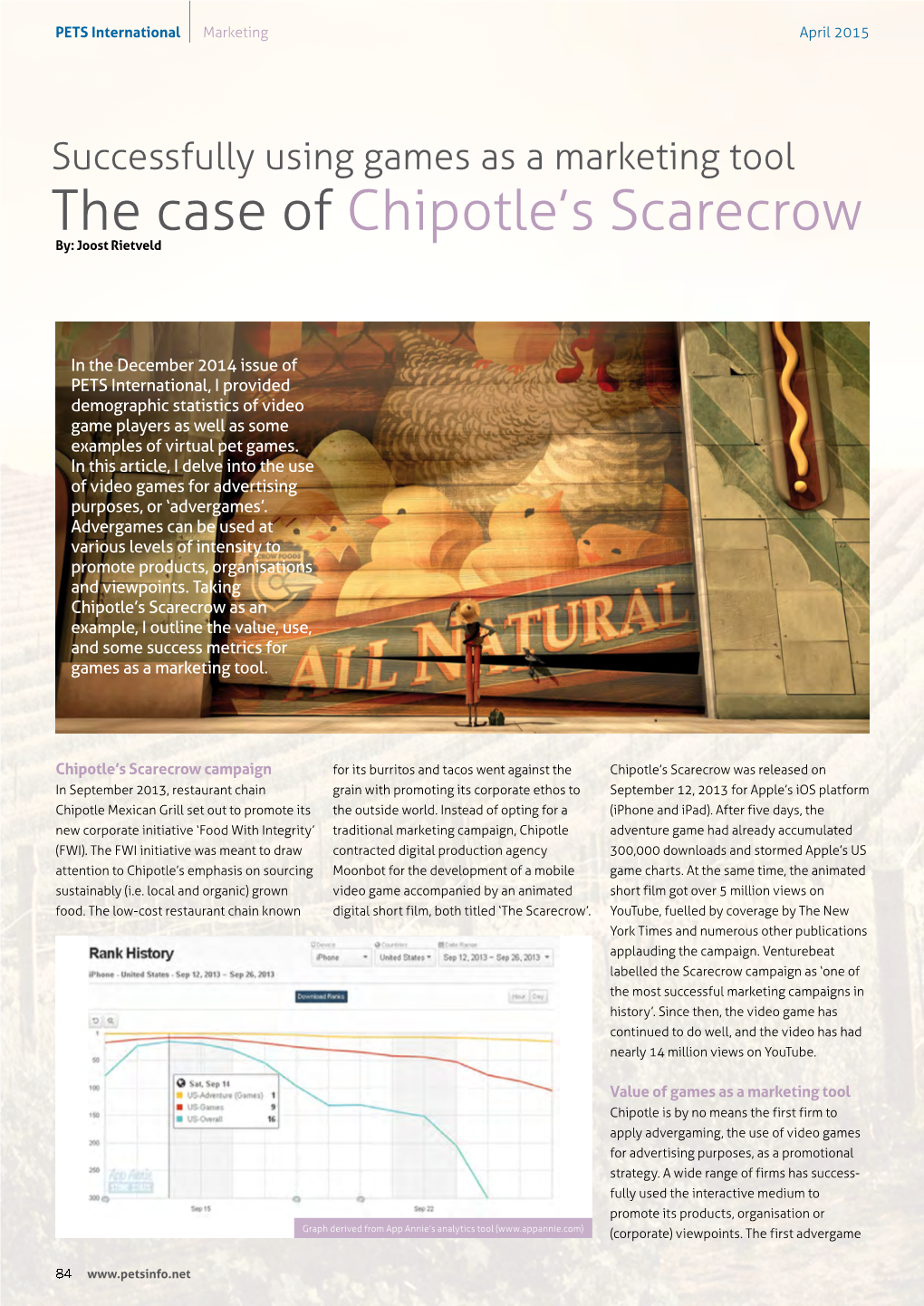 The Case of Chipotle's Scarecrow