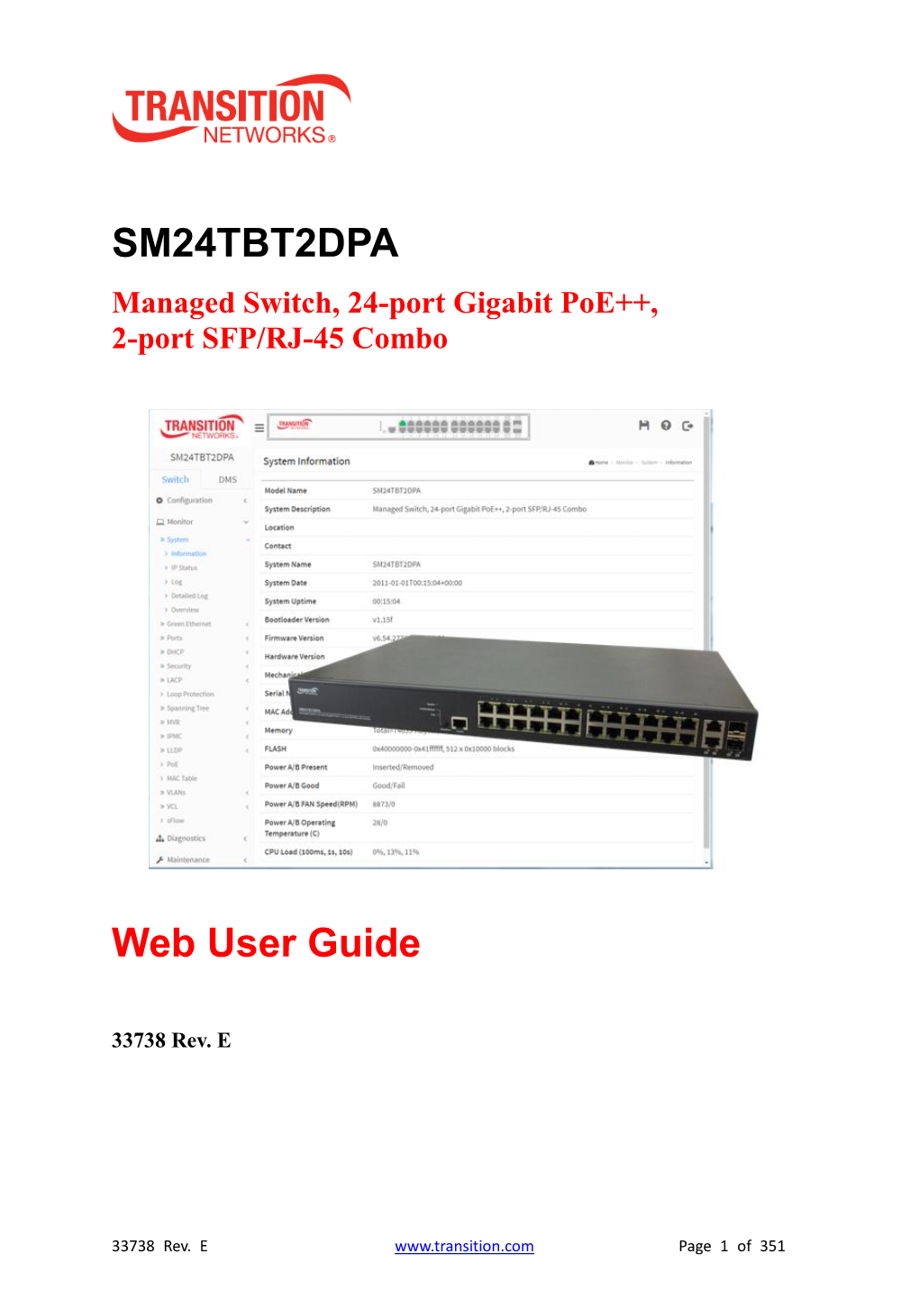 SM24TBT2DPA Web User Guide