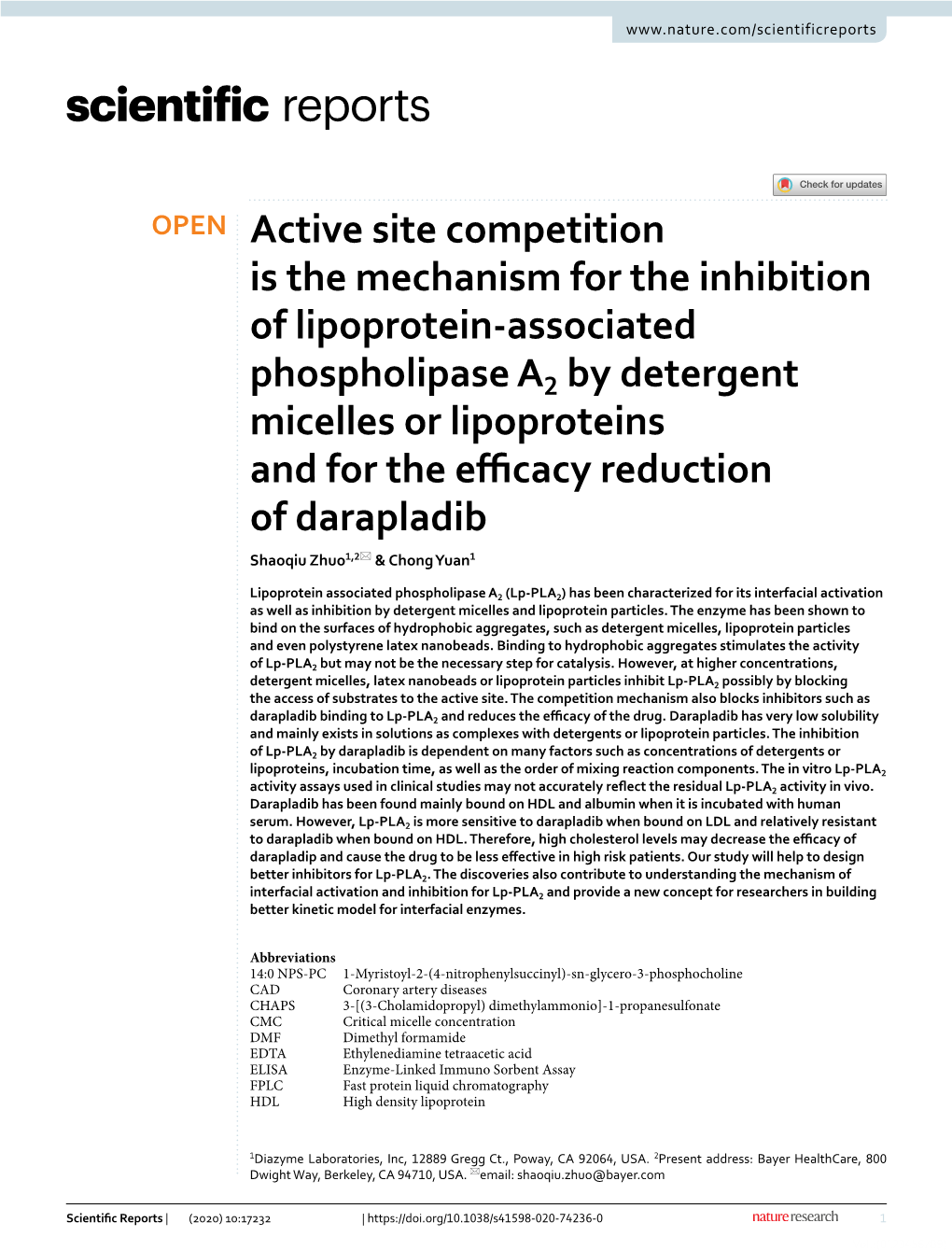 Active Site Competition Is the Mechanism for the Inhibition Of