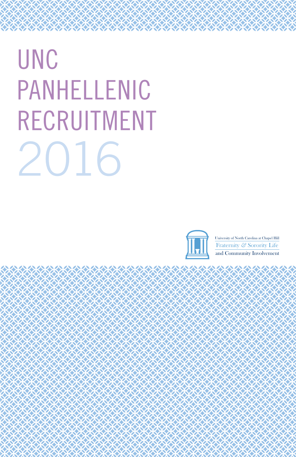 Unc Panhellenic Recruitment 2016 Recruitment Overview