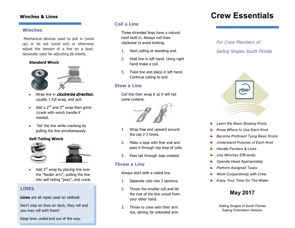 Crew Essentials Coil a Line