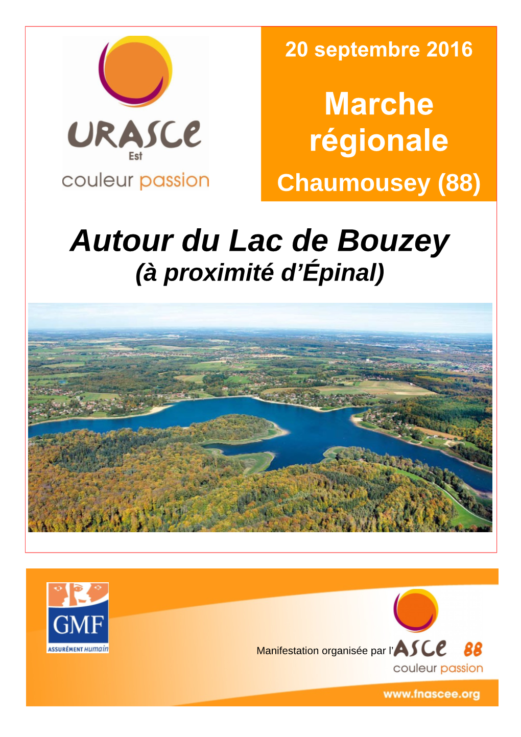 Marche Régionale Autour Du Lac De Bouzey