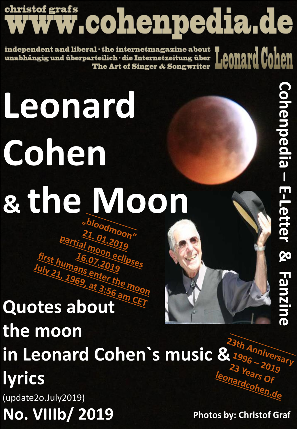 Quotes About the Moon in Leonard Cohen`S Music & Lyrics