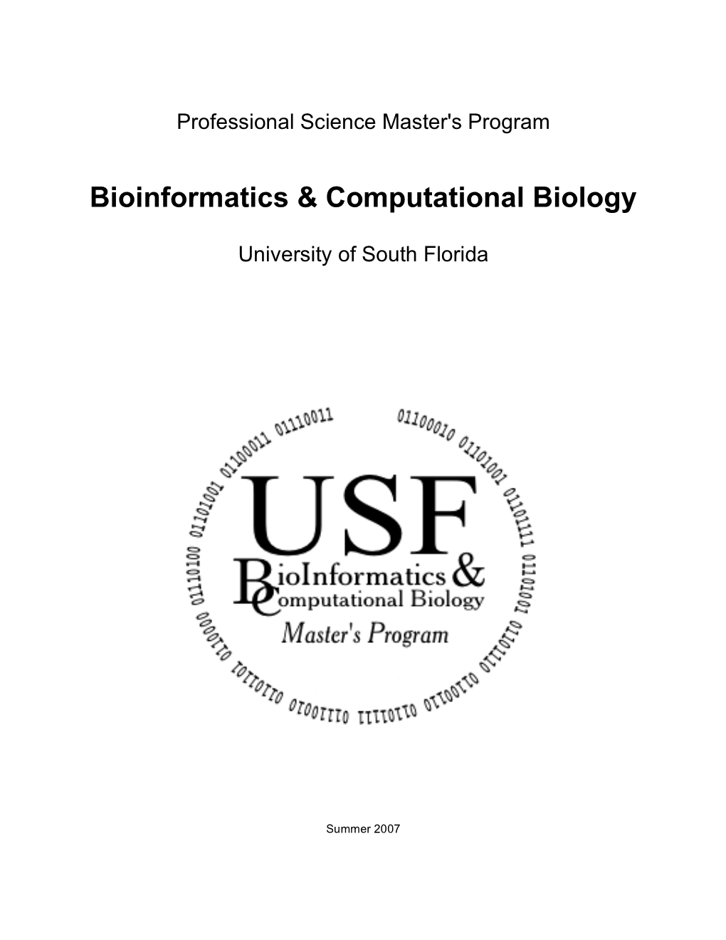 Bioinformatics & Computational Biology