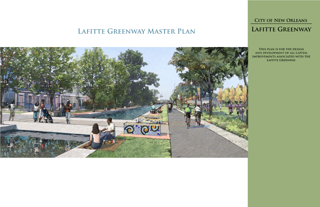 Lafitte Greenway Master Plan Lafitte Greenway