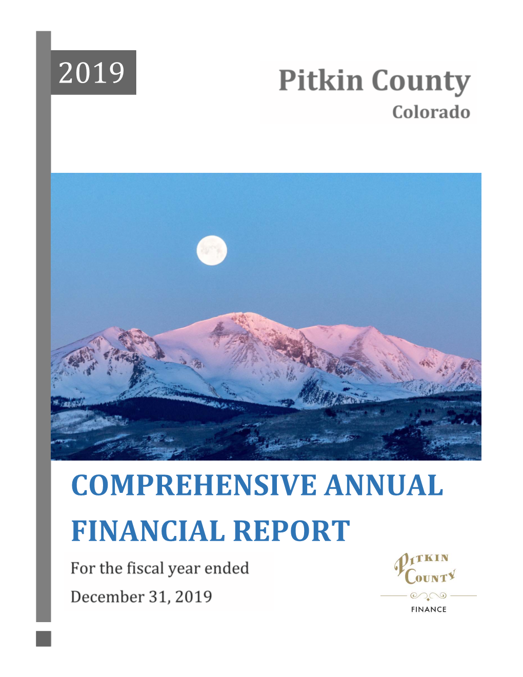2019 Comprehensive Annual Financial Report