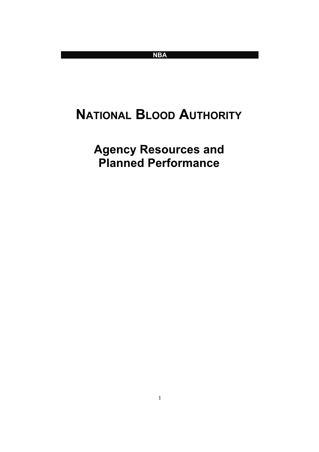 National Blood Authority s1