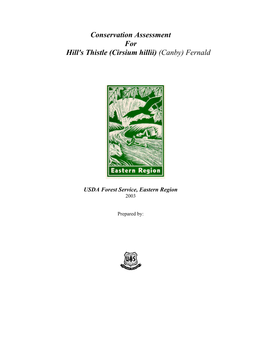 Cirsium Hillii) (Canby) Fernald