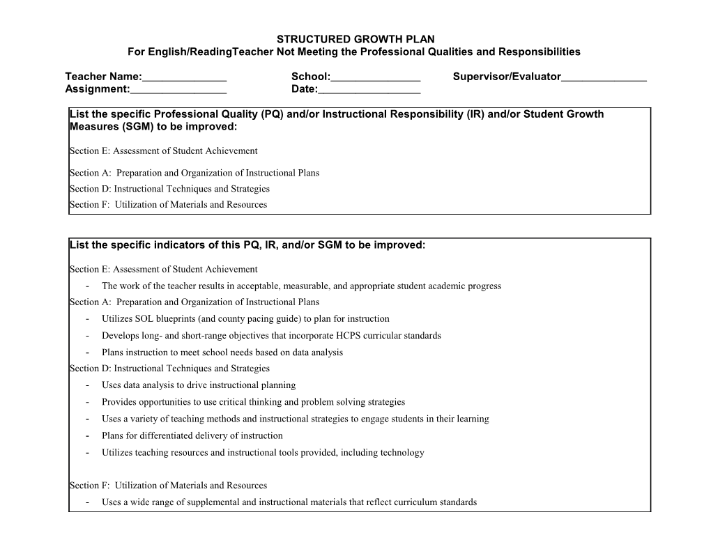 STRUCTURED GROWTH PLAN Format.Doc.Docx