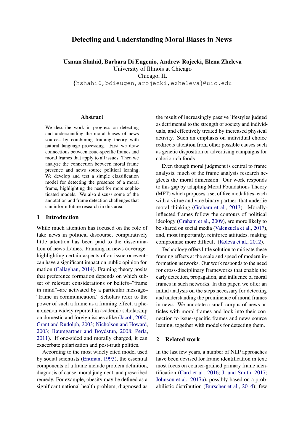 Detecting and Understanding Moral Biases in News