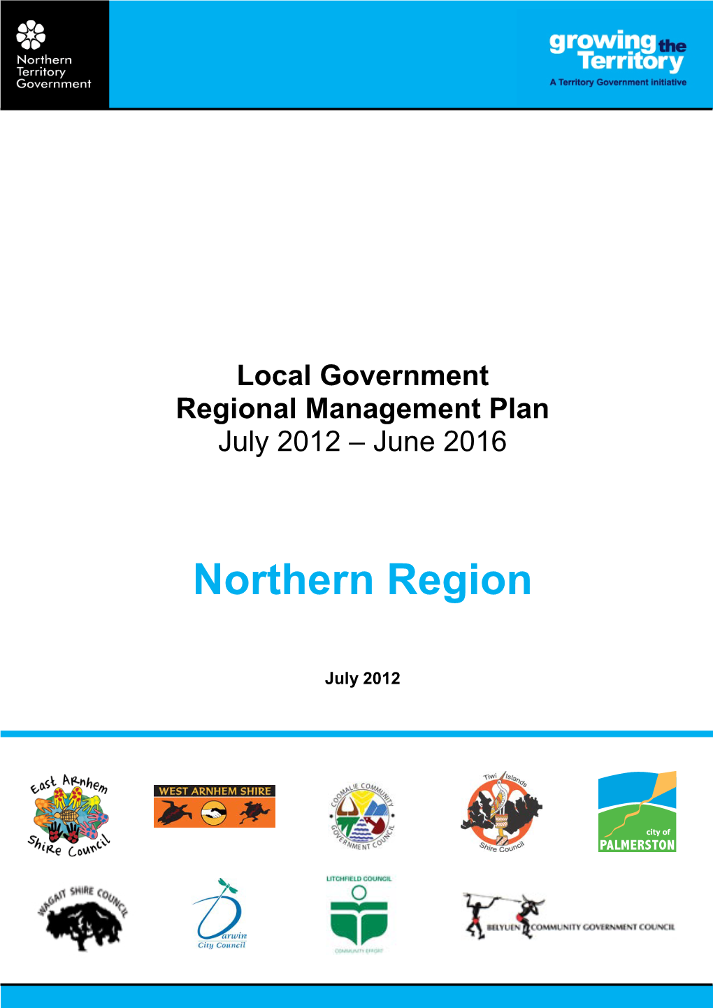 Northern Regional Management Plan 2012