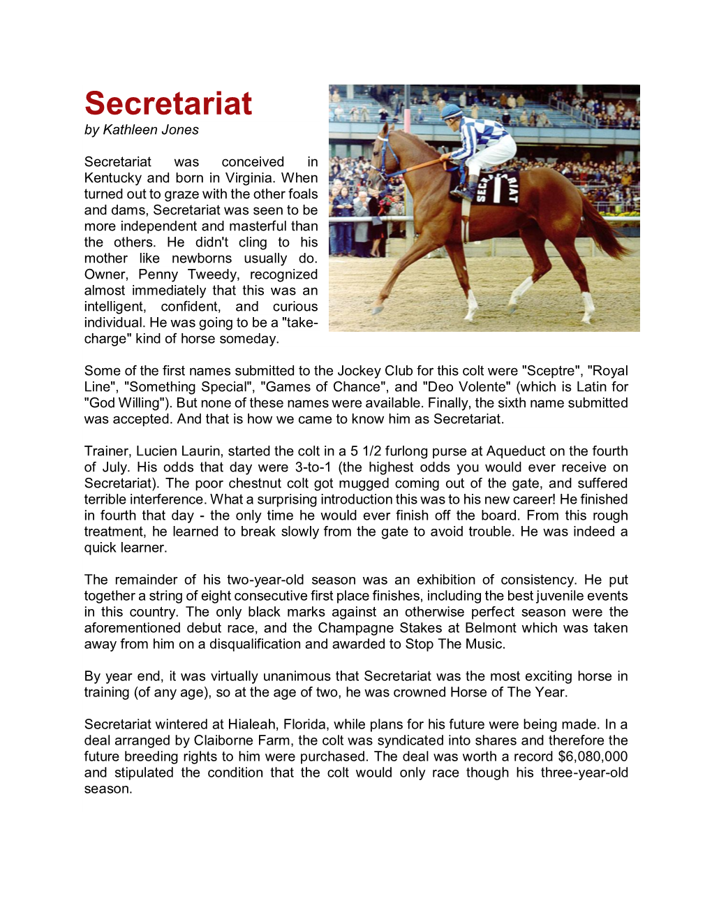 Secretariat.Pdf