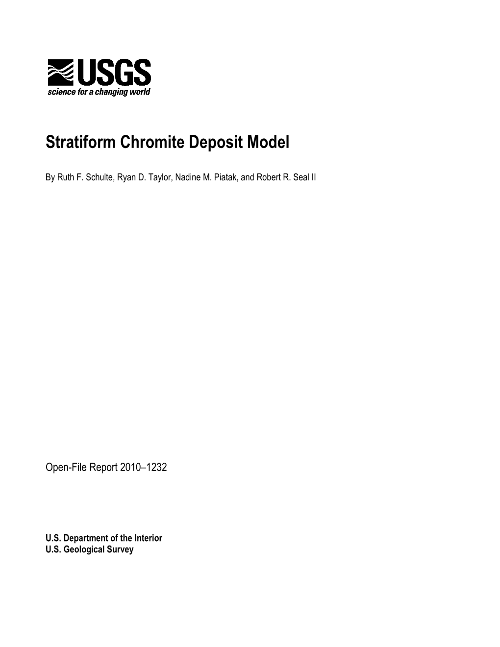 Stratiform Chromite Deposit Model