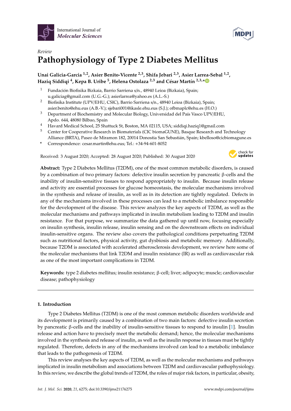 Pathophysiology of Type 2 Diabetes Mellitus