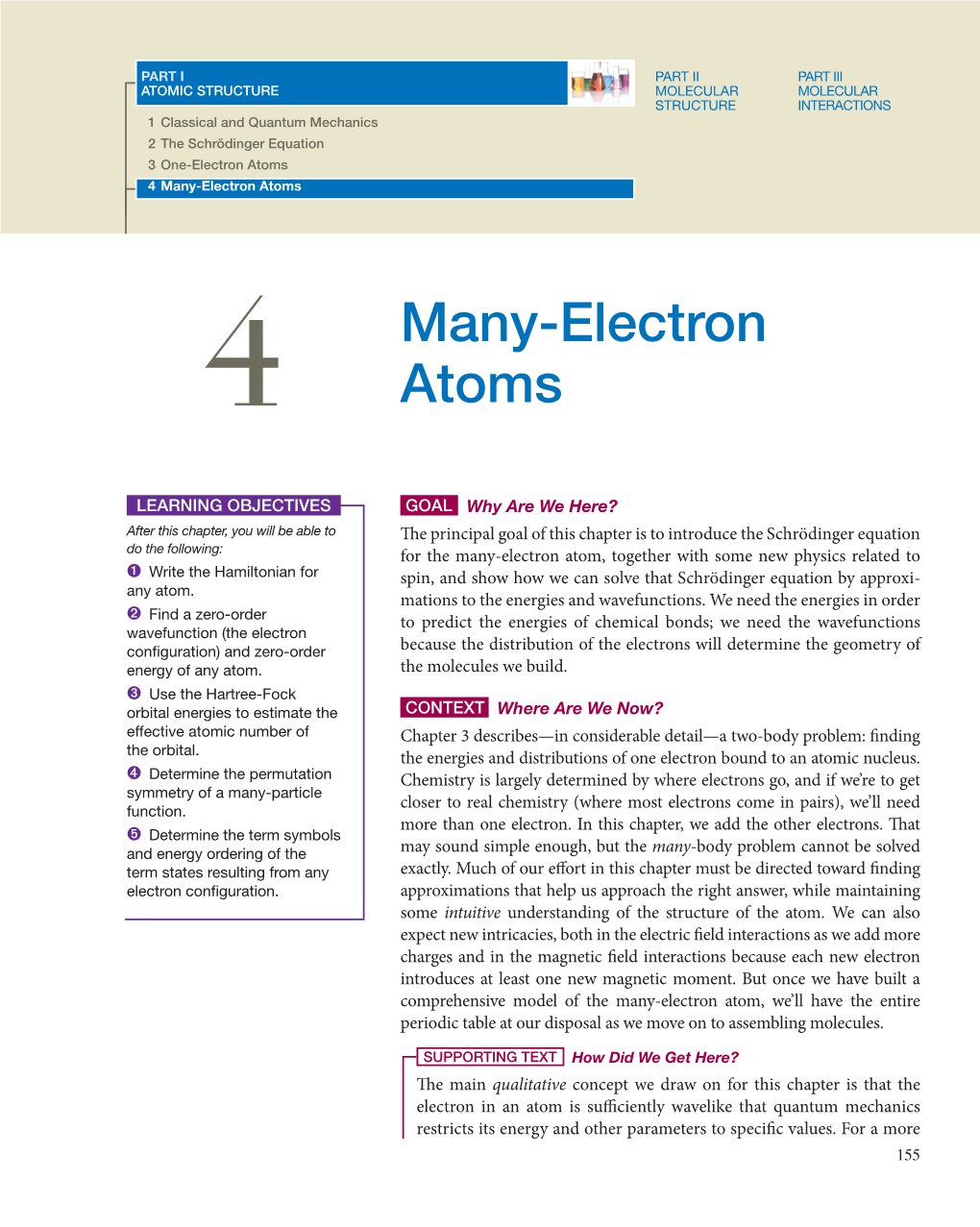 4 M Any-Electron Atoms