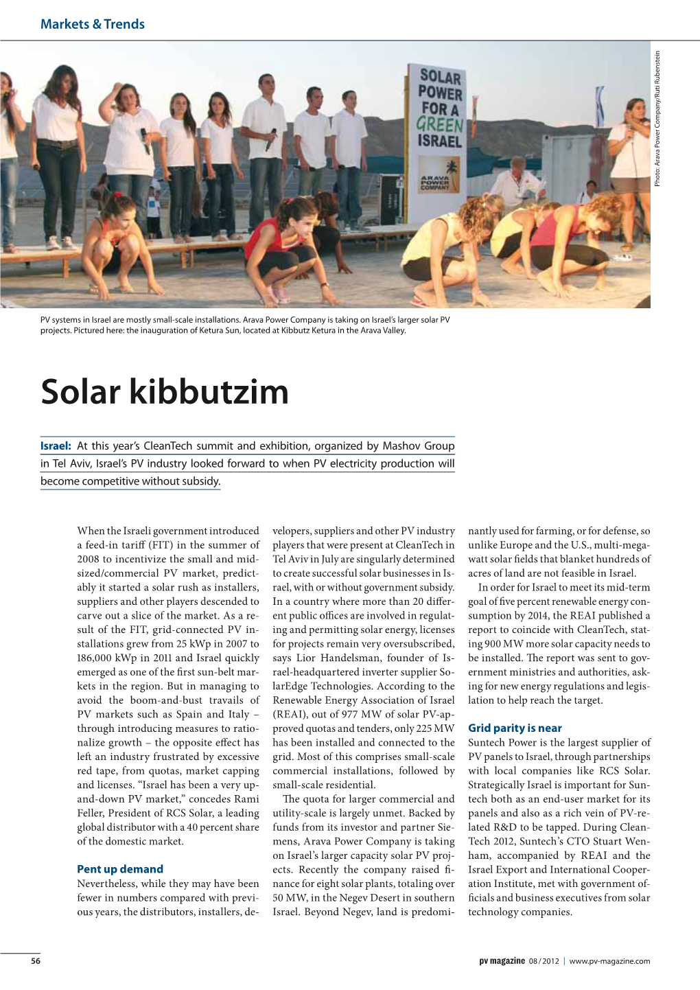 Solar Kibbutzim