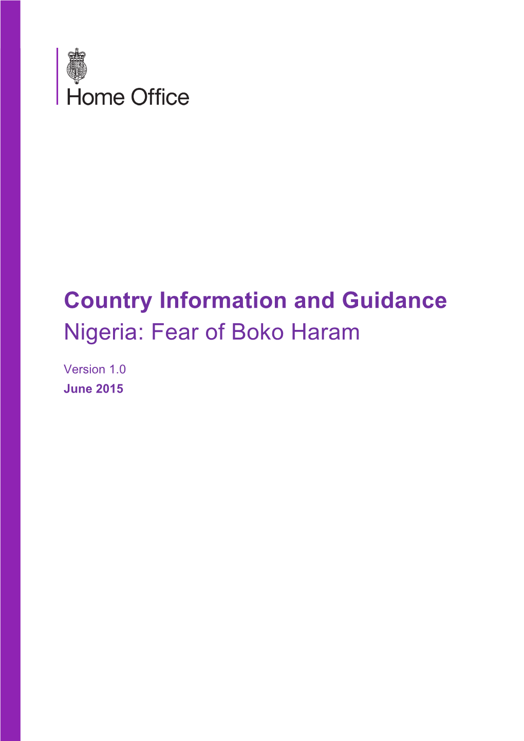 Fear of Boko Haram
