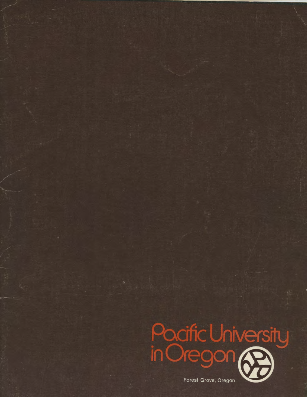 Promotional Folder for Pacific University with Maps and Fact Book