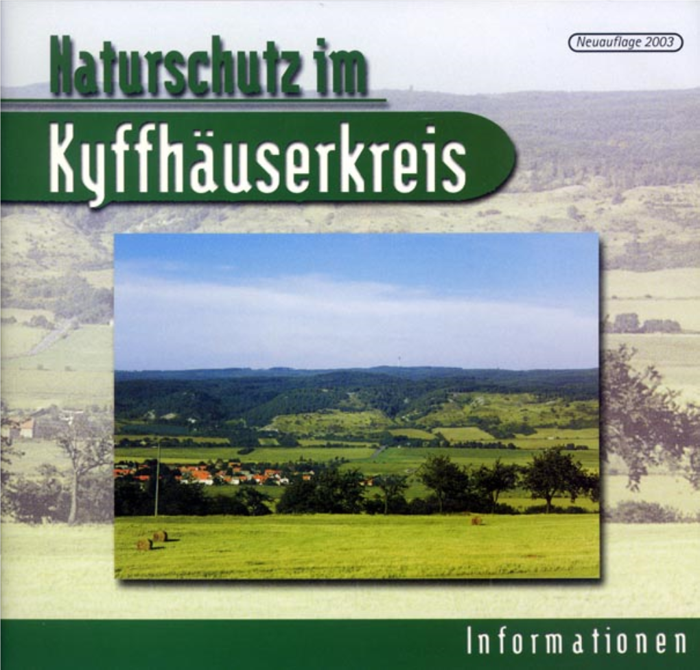 Naturschutz Im Kyffhäuserkreis