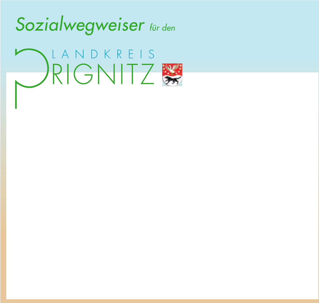 Sozialwegweiser Fã¼r Den Landkreis Prignitz