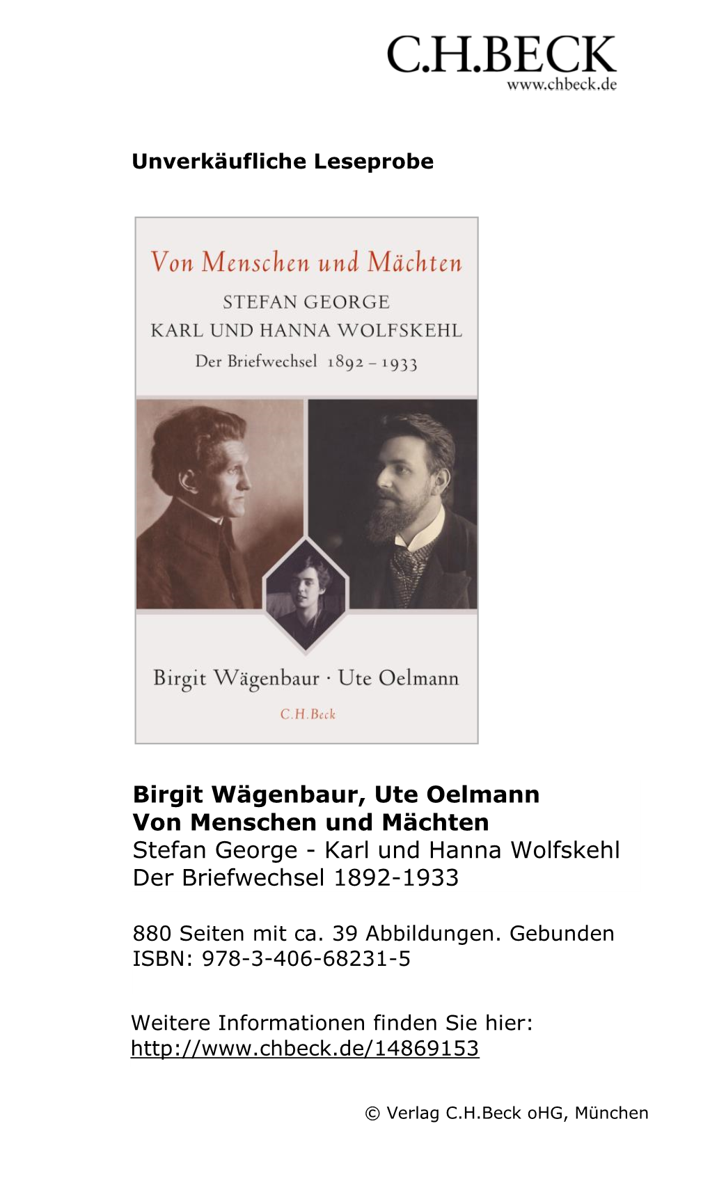 Von Menschen Und Mächten Stefan George - Karl Und Hanna Wolfskehl Der Briefwechsel 1892-1933