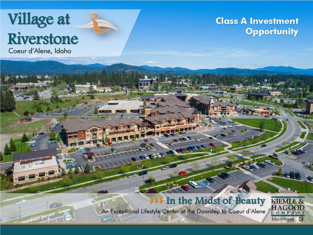 Investment Offering: the Village at Riverstone