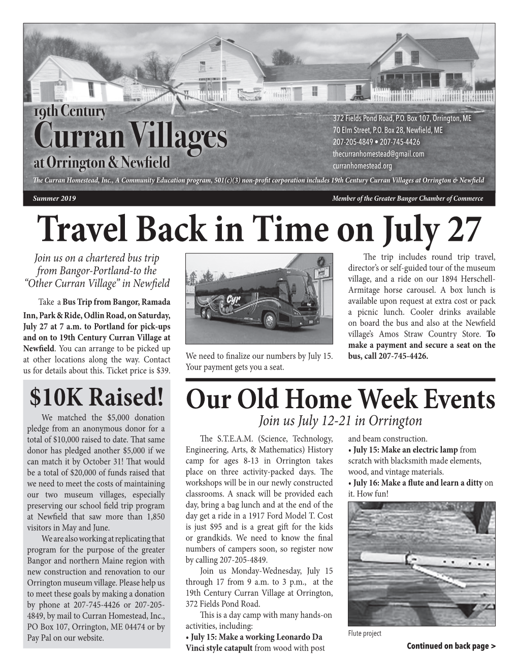 Curran Newsletter Summer 2019