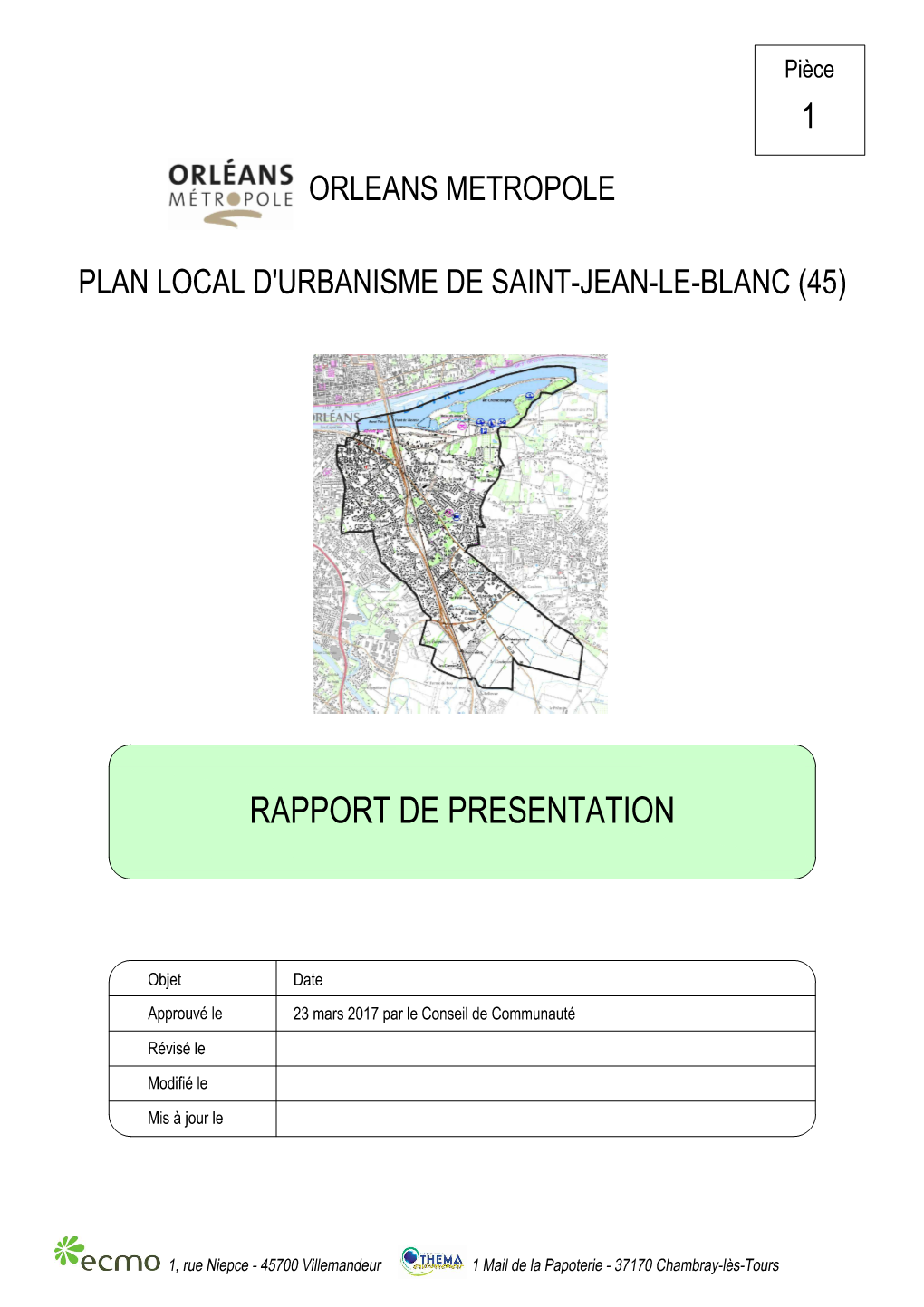 Rapport De Présentation 1 | P a G E 5.4