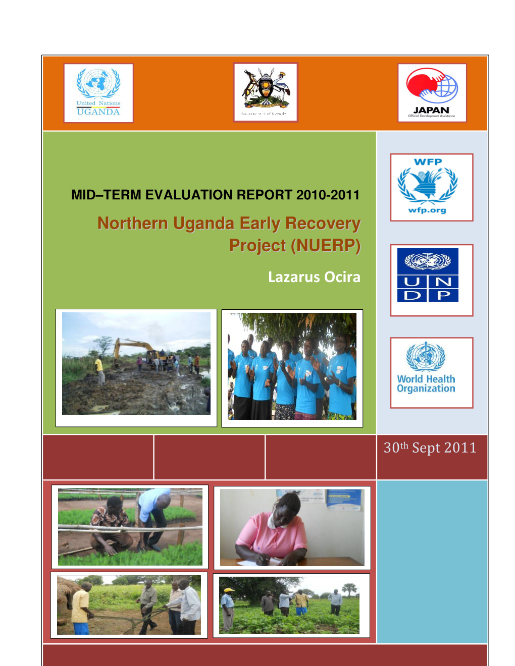 Northern Uganda Early Recovery Project (NUERP)