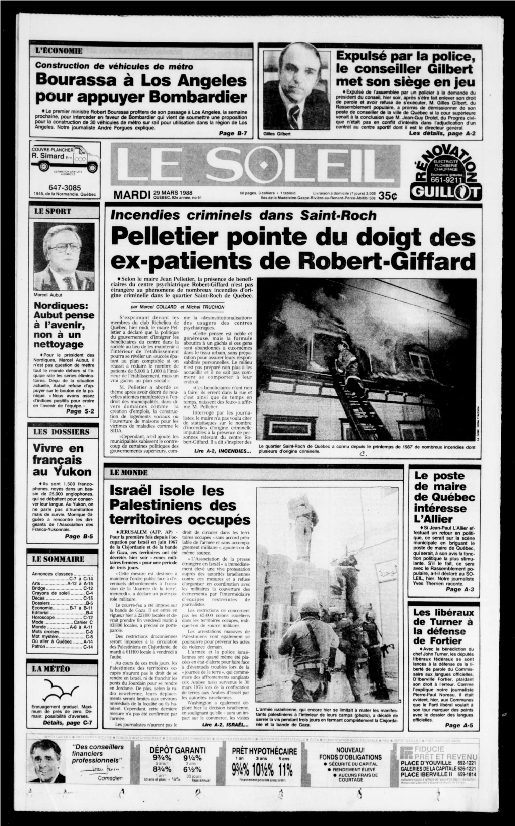 Pelletier Pointe Du Doigt Des Ex-Patients De Robeit-Giffard Mlo'tt In