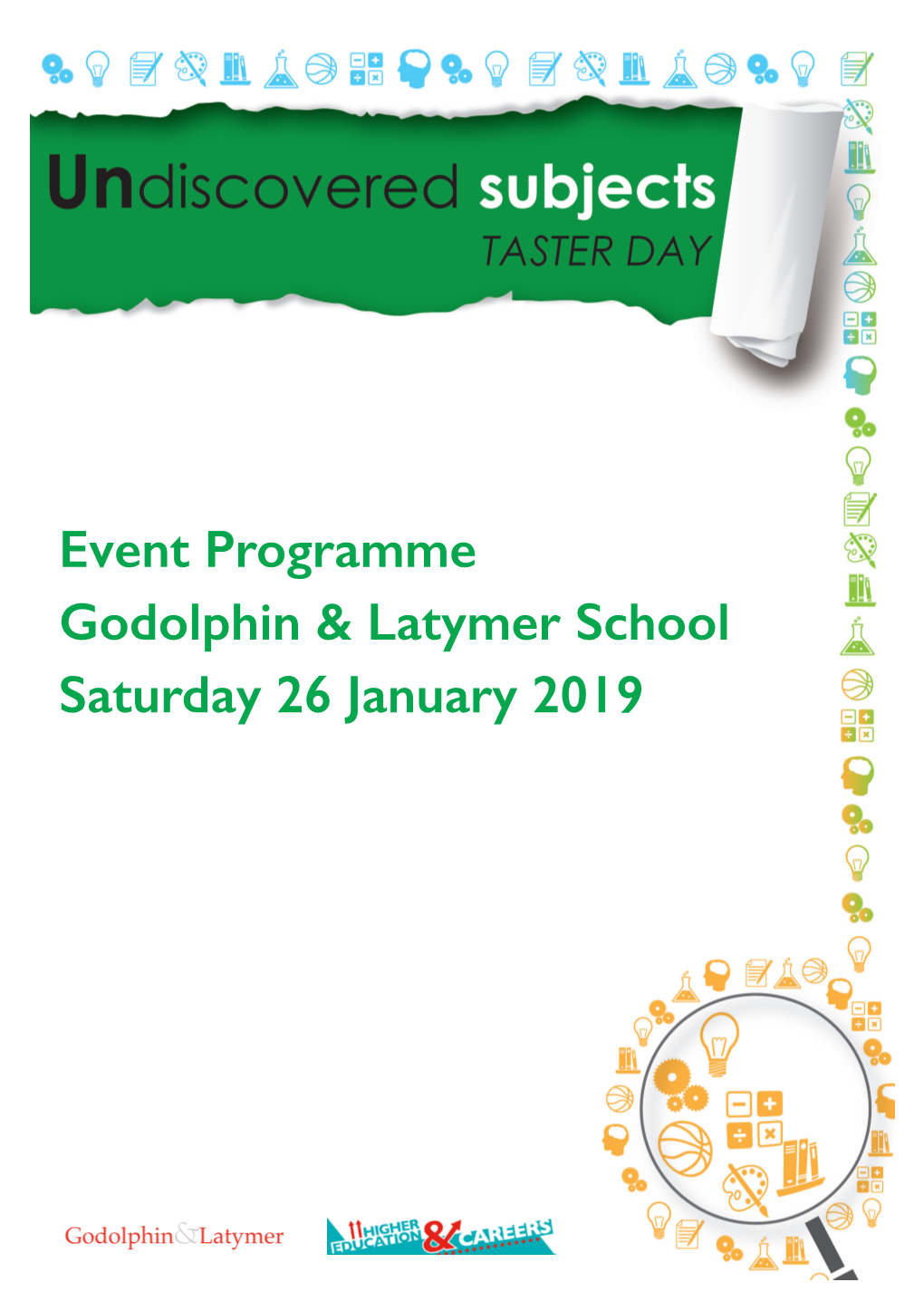 Event Programme Godolphin & Latymer School Saturday 26