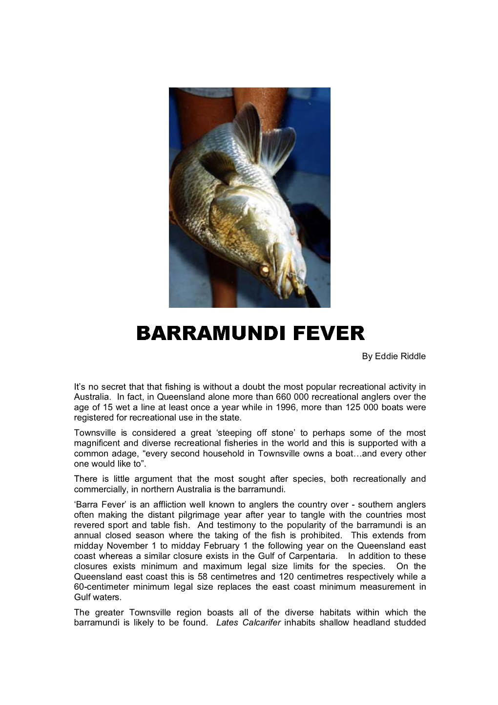 Barramundi Fever
