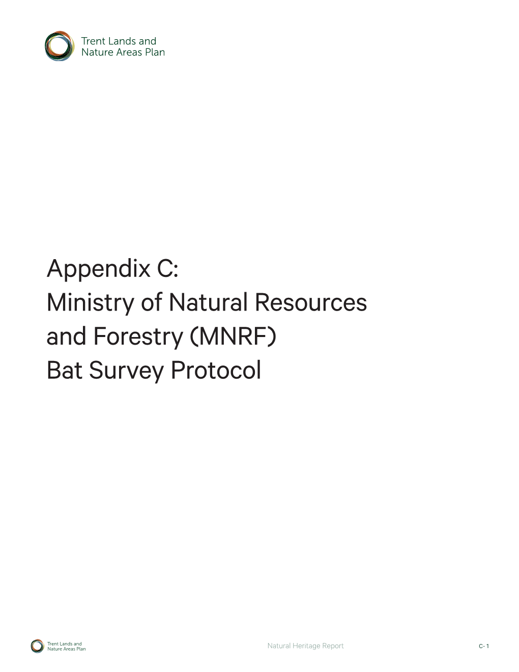 Natural Heritage Report Appendices