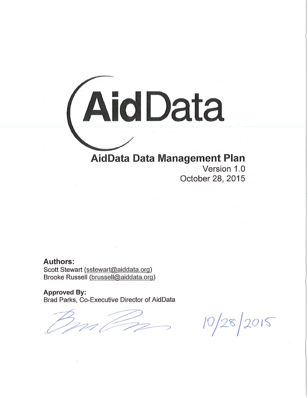 Data Management Plan - 2