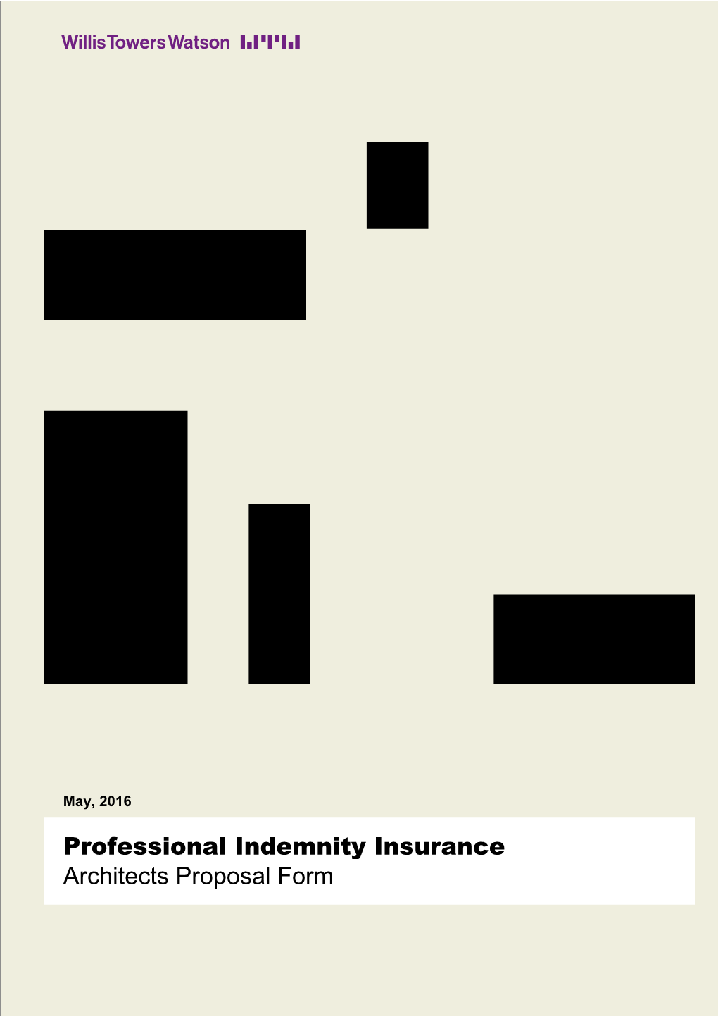 Important Notice to the Proposer on Completion of This Proposal Form