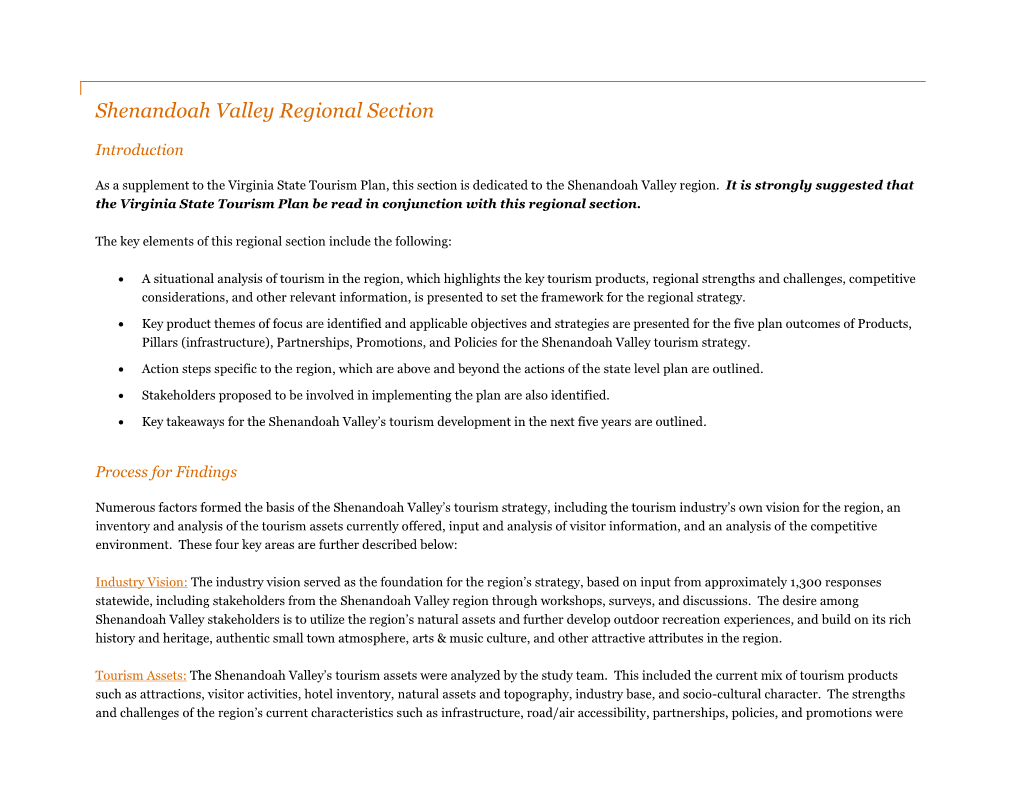 Shenandoah Valley Regional Section