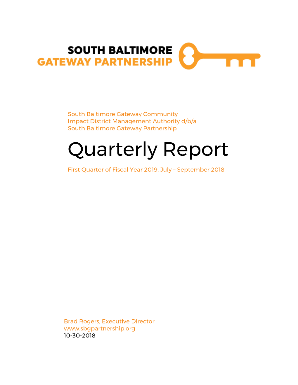 Quarterly Report