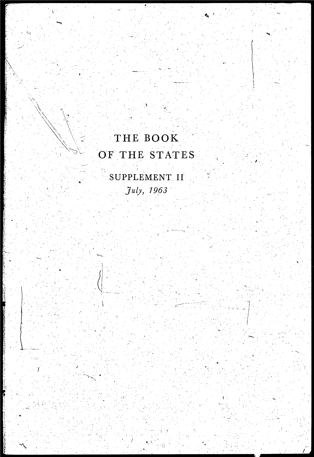 THE BOOK of the STATES Y