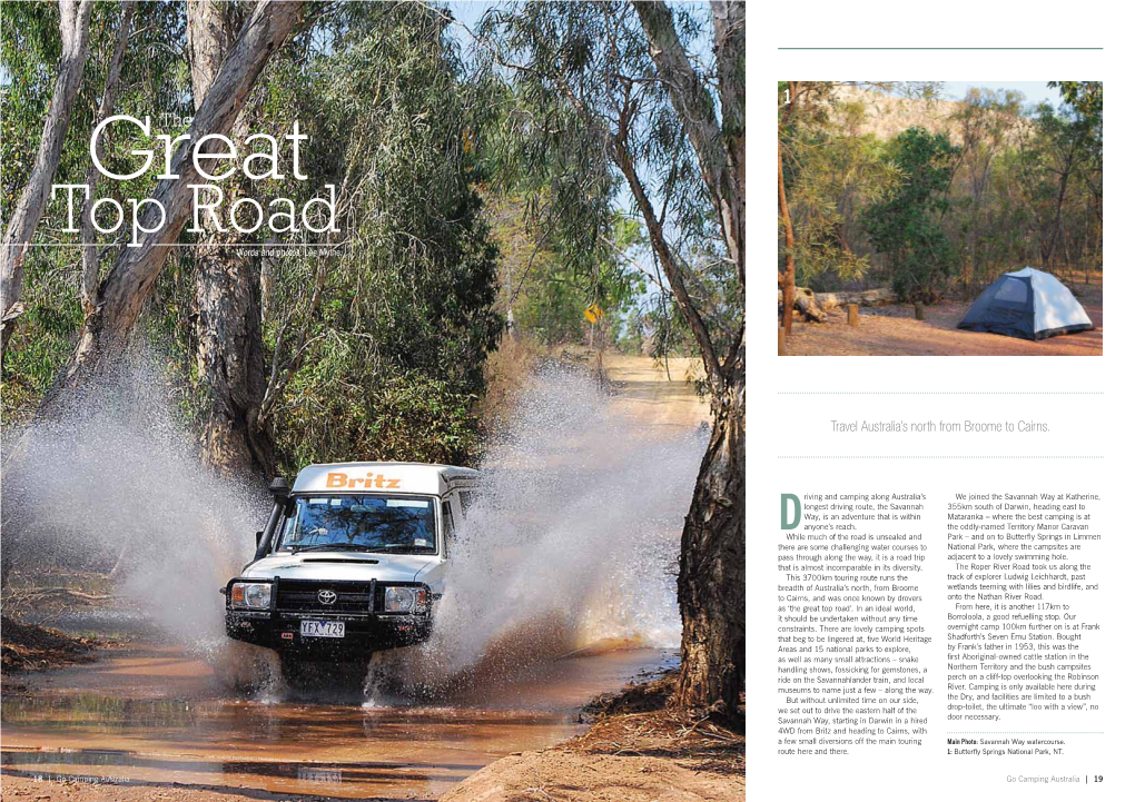 Travel Australia's North from Broome to Cairns