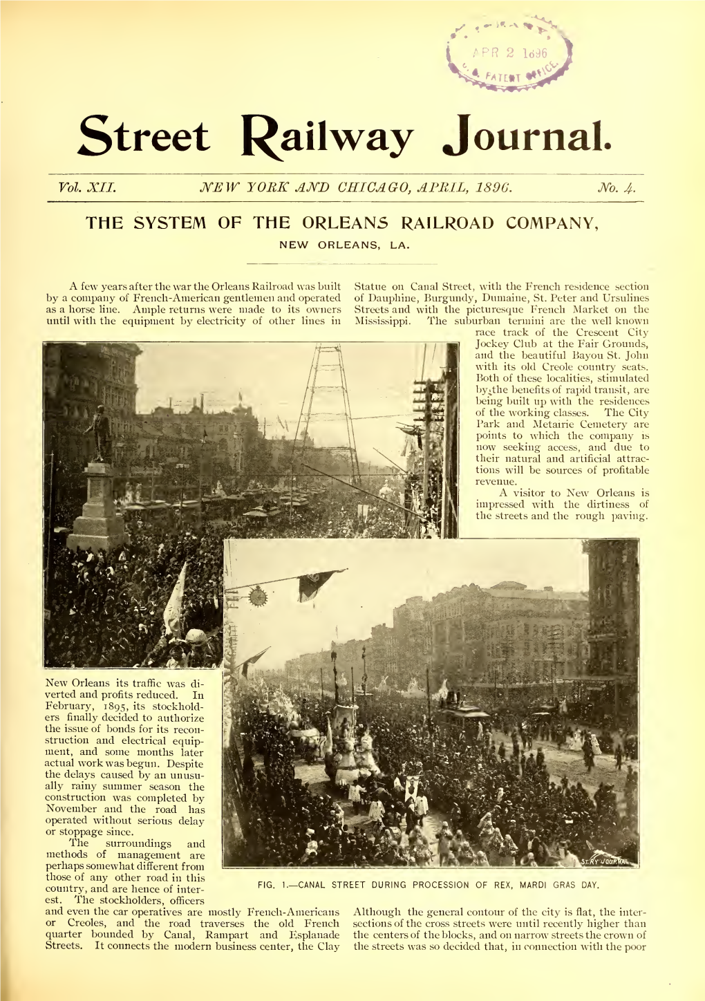 The Street Railway Journal